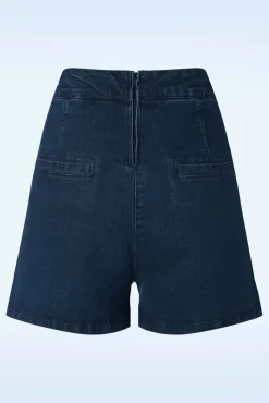 Outlet Marlyn Shorts In Donkerblauw Vrouwen Broeken