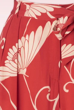 Discount Marnie Broek Pixy In Tweed Oranje Vrouwen Broeken