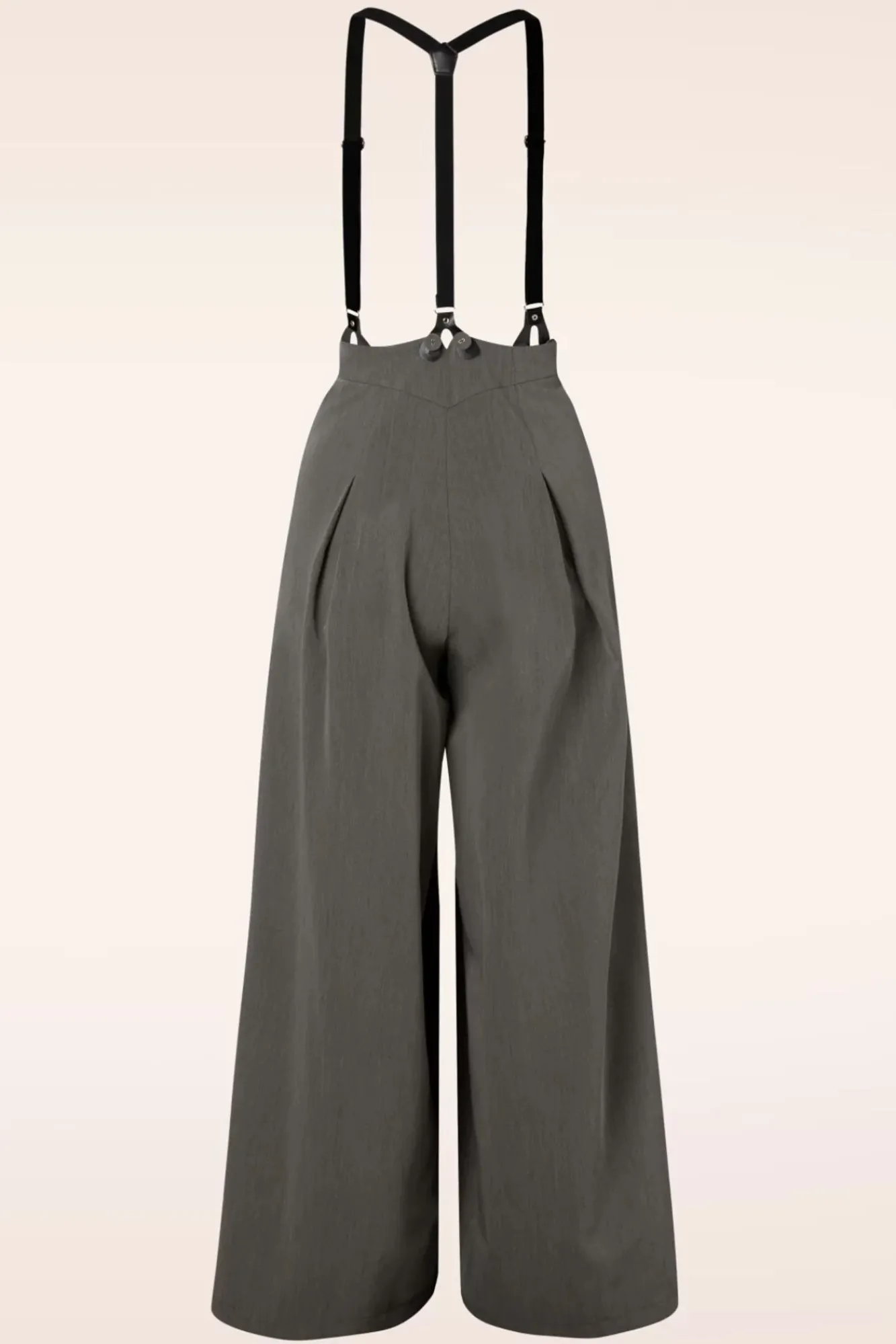 Clearance Martha Krijtstreepbroek Met Bretels In Grijs Vrouwen Broeken