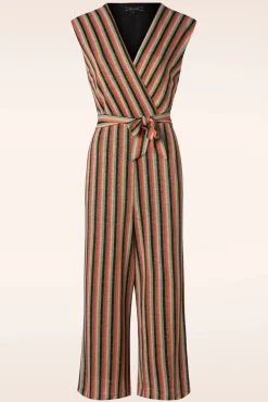 Sale Mary Piso Stripe Jumpsuit In Zwart Vrouwen Playsuits & Jumpsuits