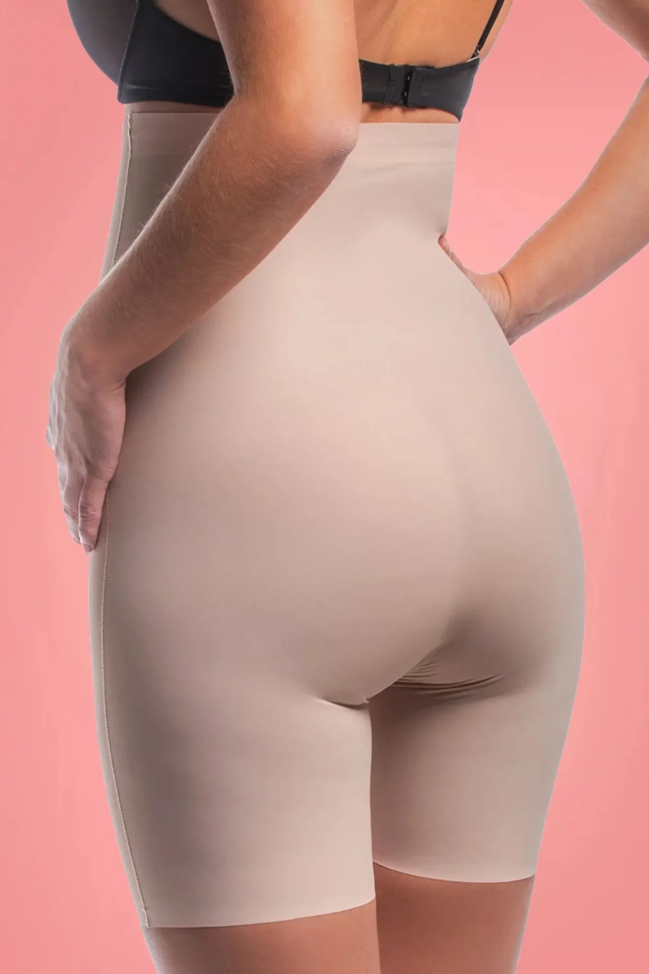 Sale Maxi Sexy Hi Bermuda In Latte Vrouwen Shapewear