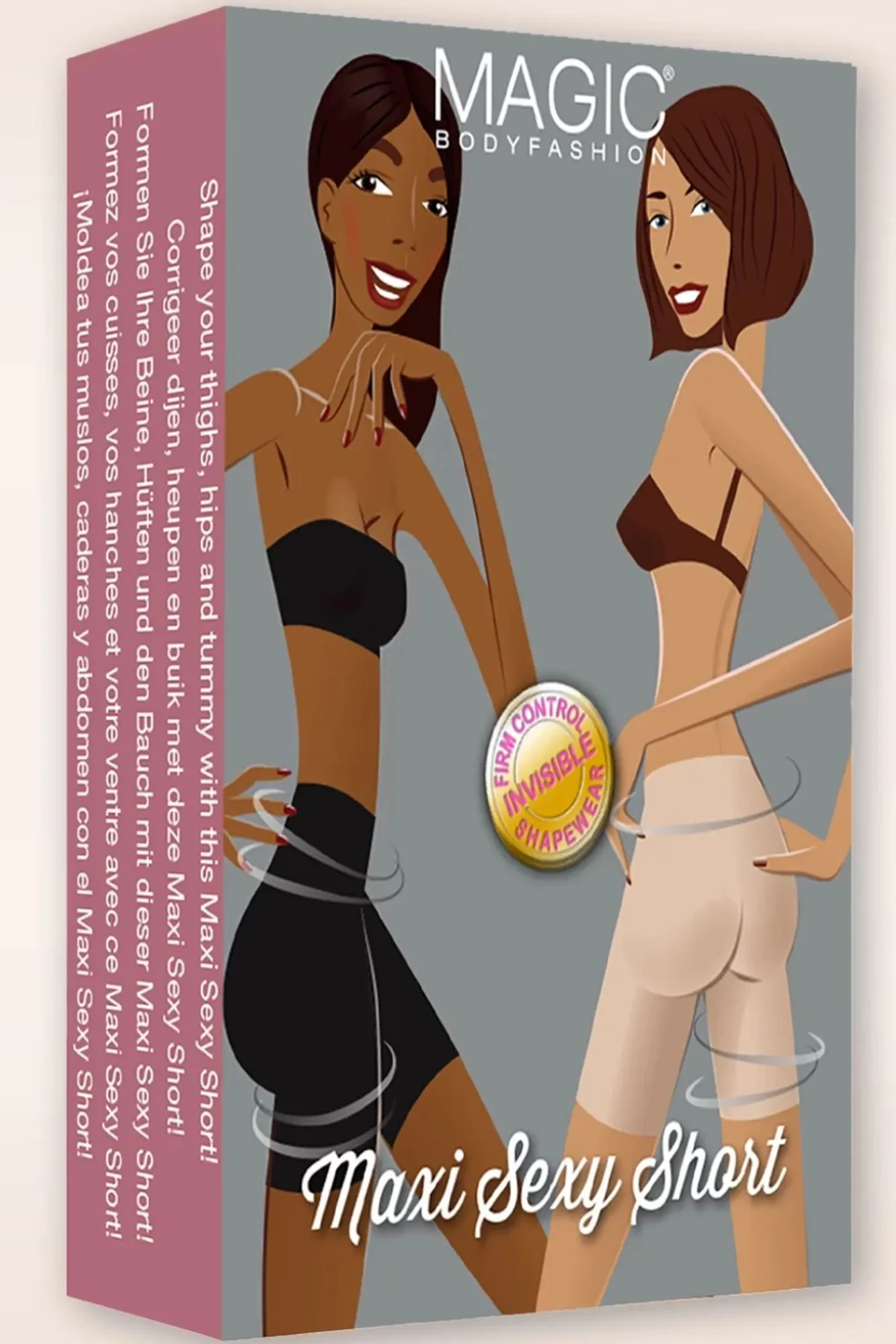 Sale Maxi Sexy Short In Zwart Vrouwen Shapewear