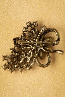 Discount Melanie Broche In Goud En Zeeschuimgroen Vrouwen Sieraden