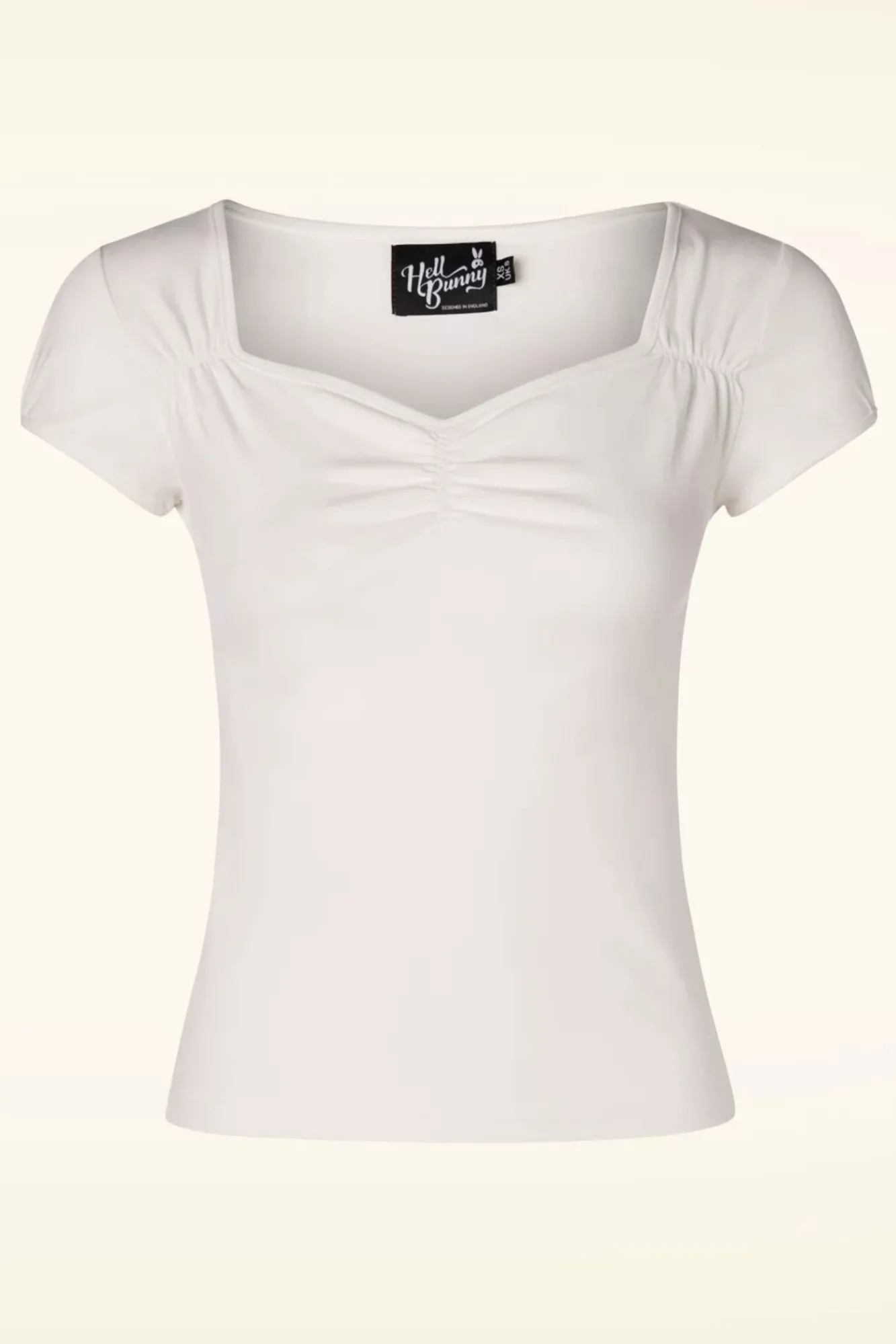 Online Mia Top In Ivoorwit Vrouwen Tops