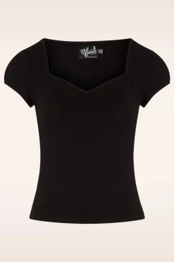 Clearance Mia Top In Zwart Vrouwen Tops