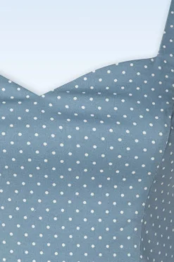 Michaella Polka Dot Pencil Jurk In Blauw Vrouwen Strakke Jurken