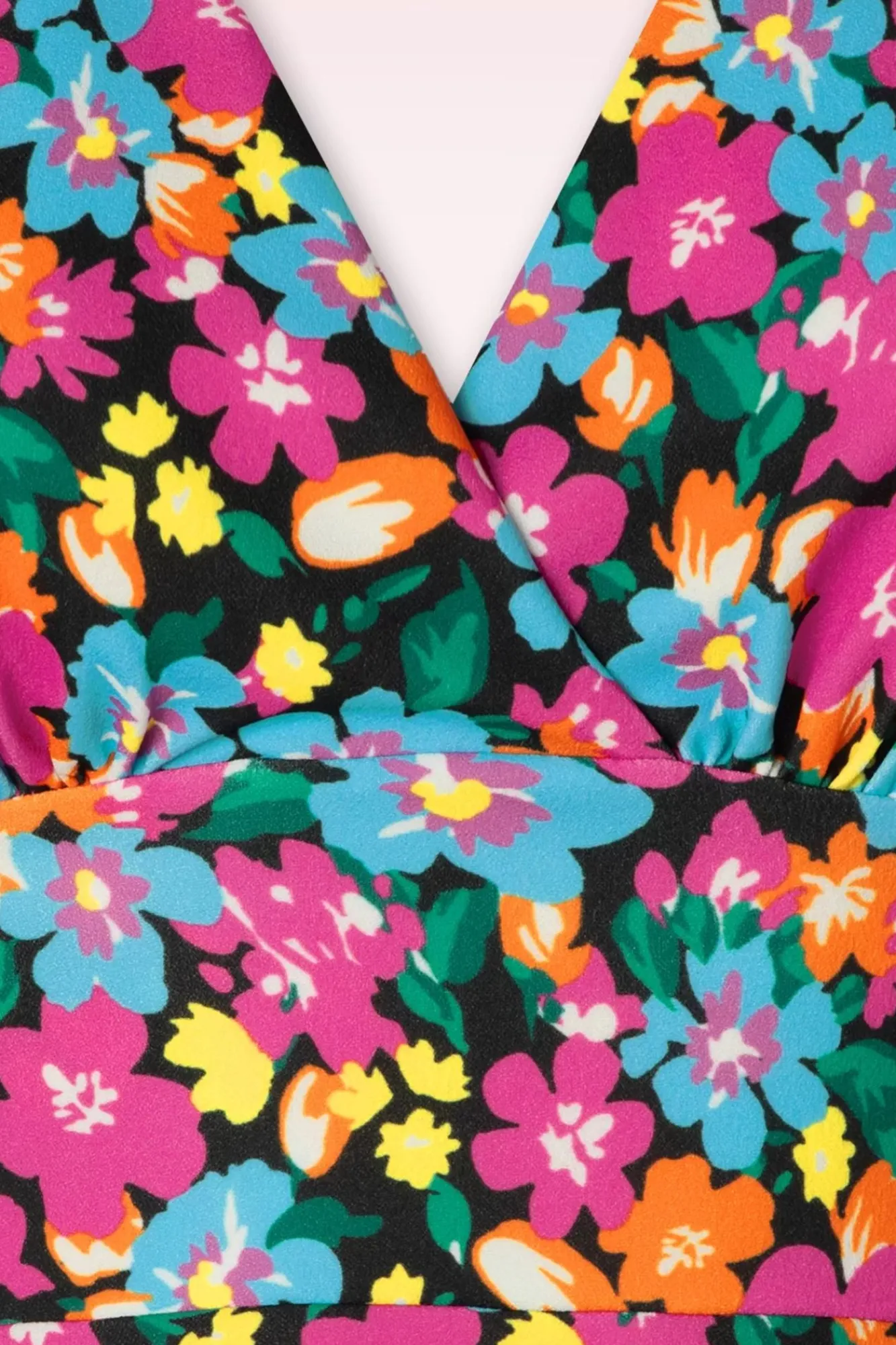 Outlet Miley Floral Swing Jurk In Multi Vrouwen Plus Size Jurken