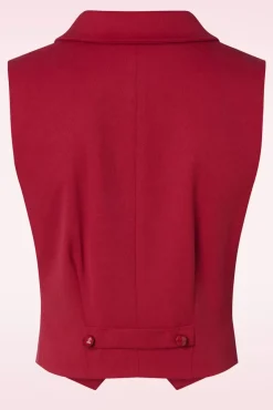 Best Milla Gilet In Rood Vrouwen Jassen