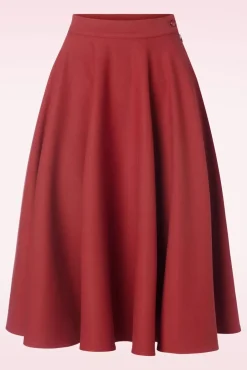 Clearance Milla Swing Rok In Rood Vrouwen Rokken