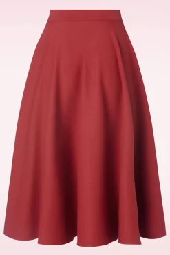 Clearance Milla Swing Rok In Rood Vrouwen Rokken