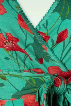 Discount Milly Poppy Jurk In Groen Vrouwen Plus Size Jurken