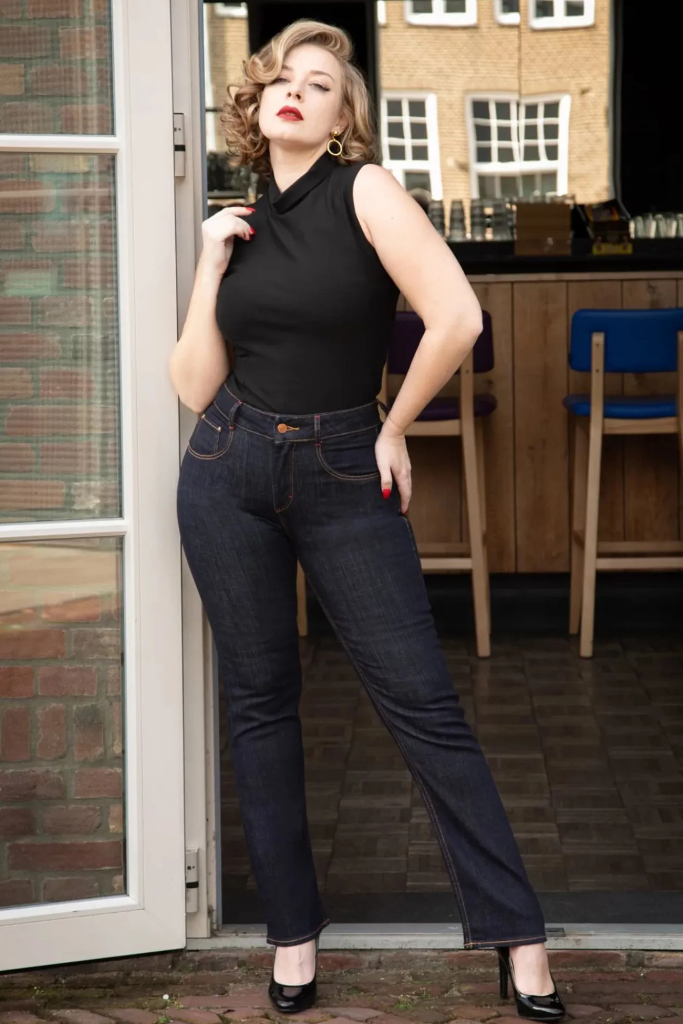 Sale Mimi Jeans In Blauw Vrouwen Broeken