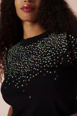 New Mina Sweater In Zwart Vrouwen Truitjes