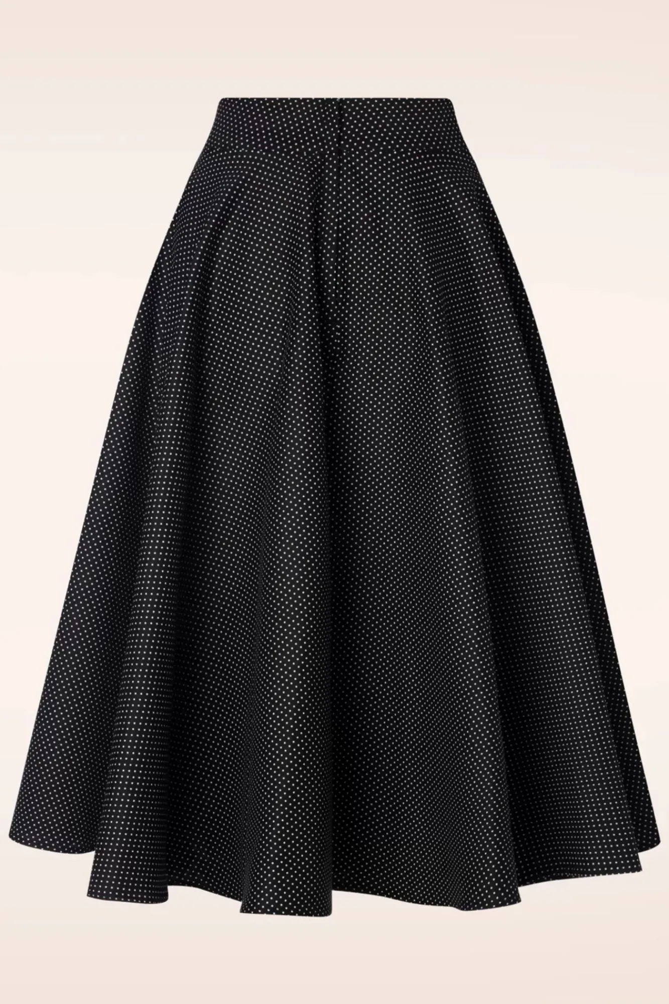 Online Mini Polka Queen Swing Rok In Zwart Vrouwen Rokken