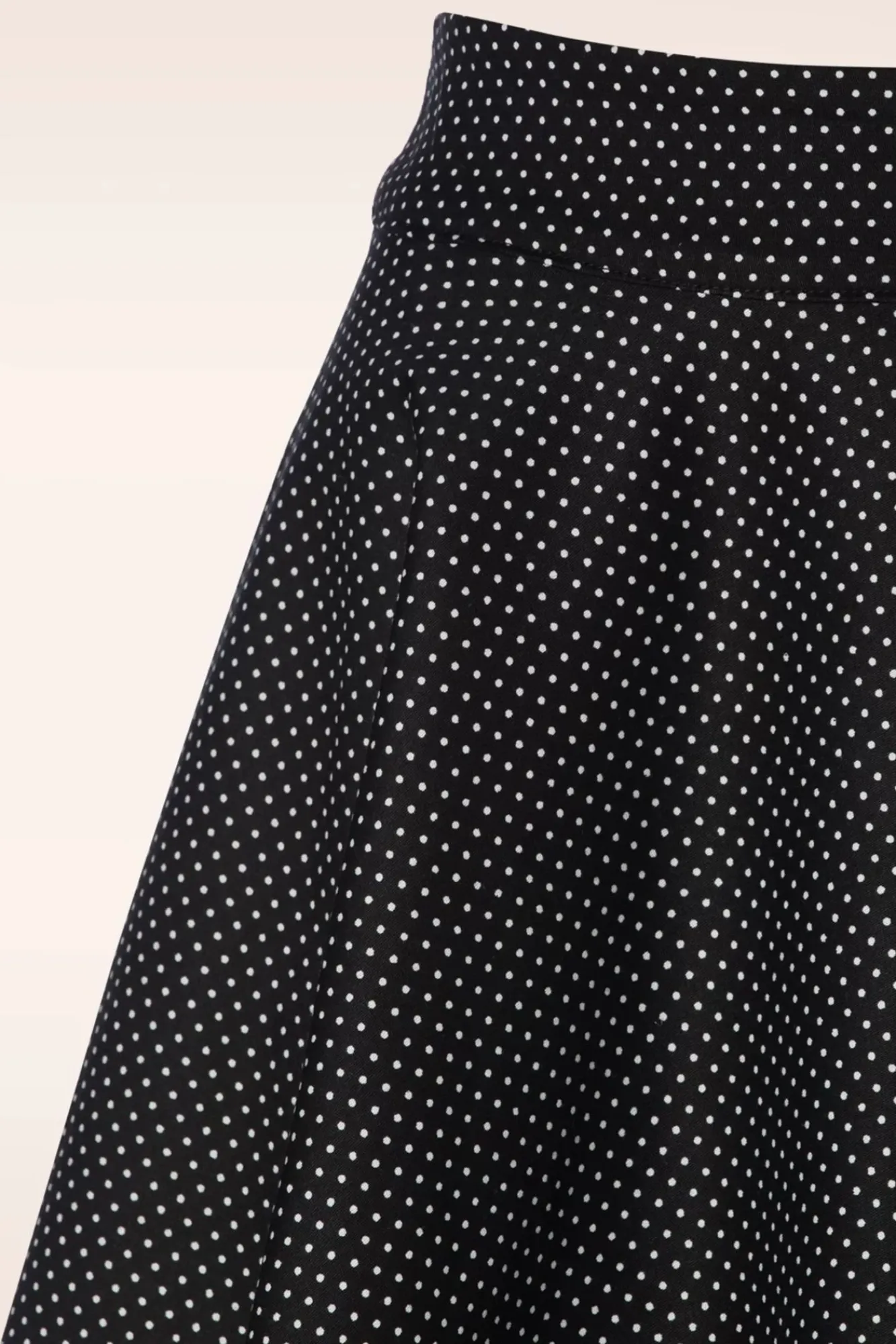 Online Mini Polka Queen Swing Rok In Zwart Vrouwen Rokken