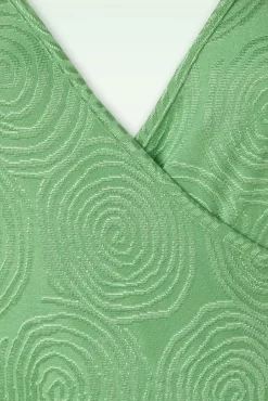 Discount Mira Pop-Up Jurk In Mineraalgroen Vrouwen Plus Size Jurken