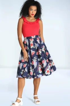 Sale Misa Swing Rok In Marineblauw Vrouwen Rokken