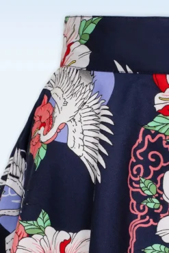 Sale Misa Swing Rok In Marineblauw Vrouwen Rokken