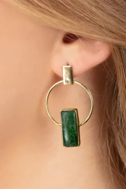 Modern Days Oorbellen In Groen Vrouwen Sieraden