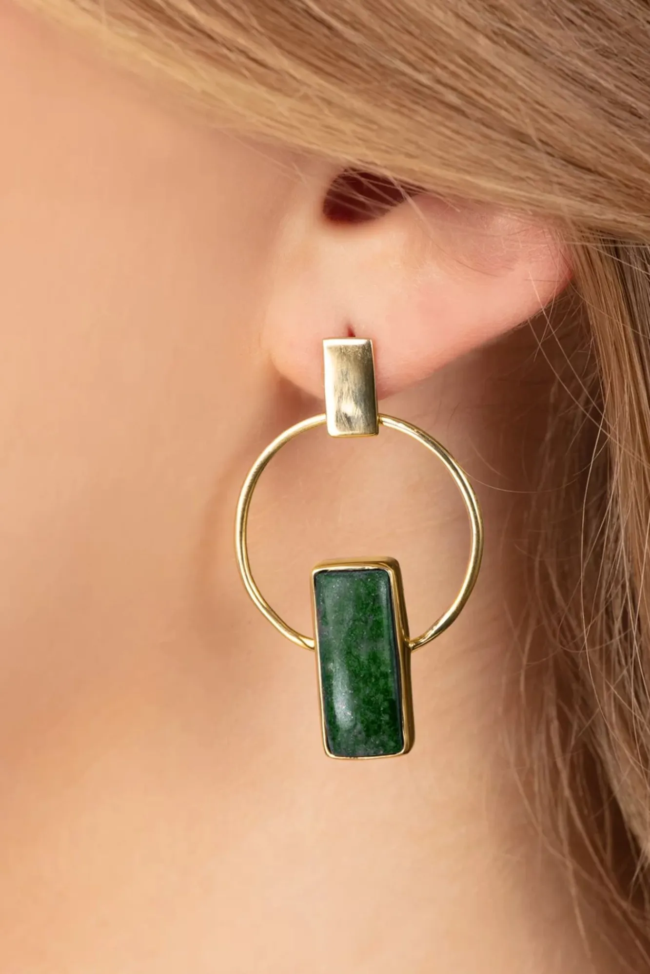 Modern Days Oorbellen In Groen Vrouwen Sieraden
