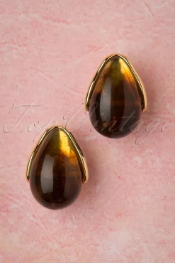 New Molly Oorbellen In Goud En Bruin Vrouwen Sieraden