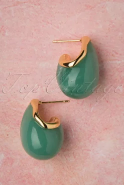 Discount Molly Oorbellen In Goud En Groen Vrouwen Sieraden