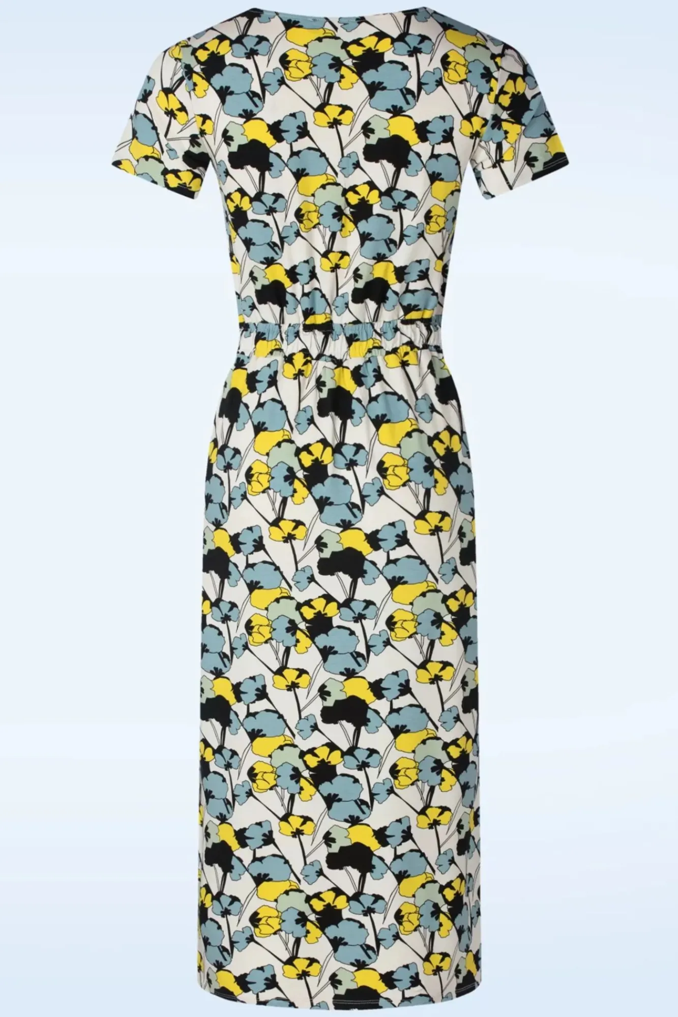 Clearance Monique Jurk In Bouquet Lemon Vrouwen Plus Size Jurken