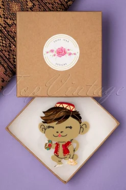 Online Monkey Pick Pocket Broche Vrouwen Sieraden