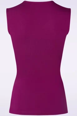 Clearance Monroe Top In Druifpaars Vrouwen Tops
