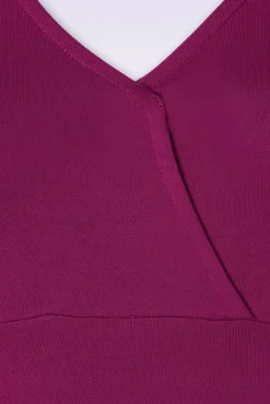Clearance Monroe Top In Druifpaars Vrouwen Tops