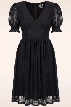 New Mortem Mini Jurk In Zwart Vrouwen Effen Jurken