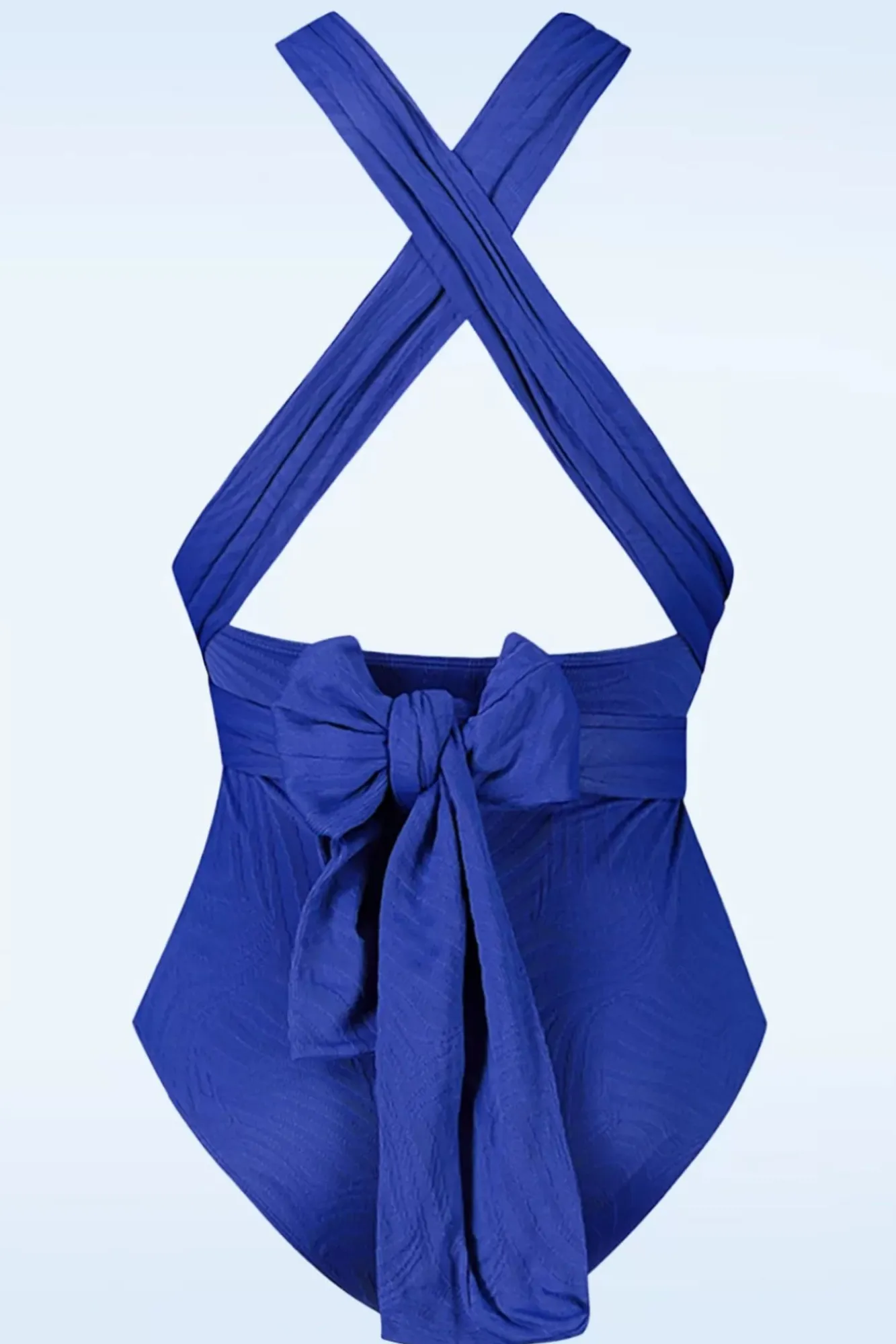 Outlet Multiway Badpak In Blue Waves Vrouwen Badpakken