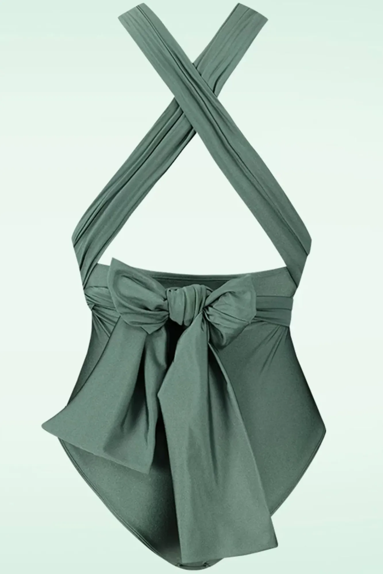 Hot Multiway Badpak In Groene Glitter Vrouwen Badpakken