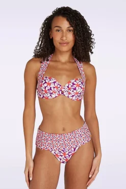 Outlet Multiway Summer Flowers Bikinitop In Paars Vrouwen Bikini's