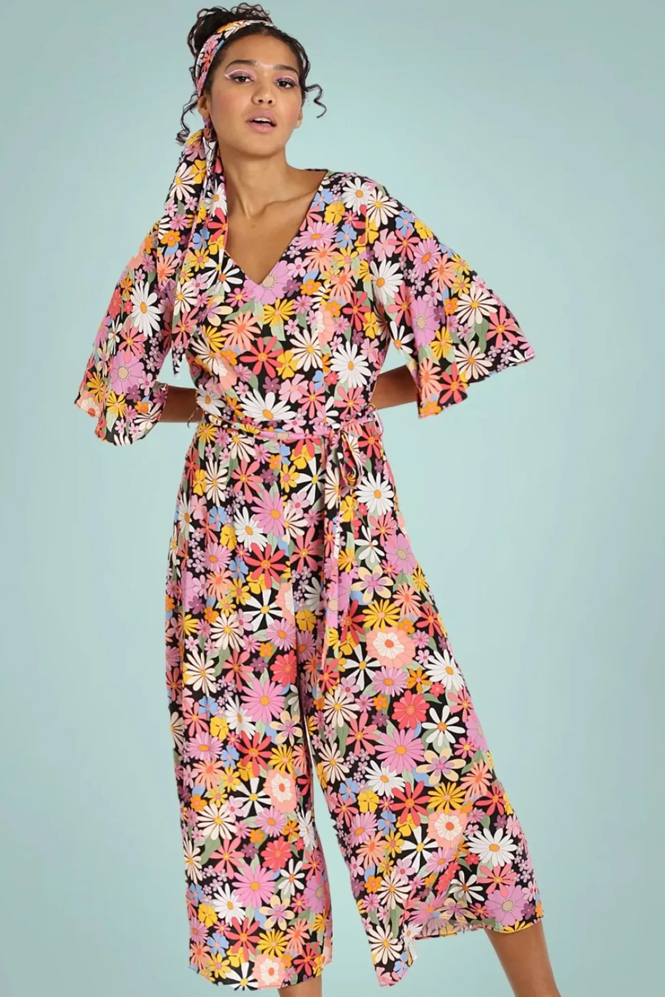Outlet Nadine Bloemen Jumpsuit In Multi Vrouwen Playsuits & Jumpsuits