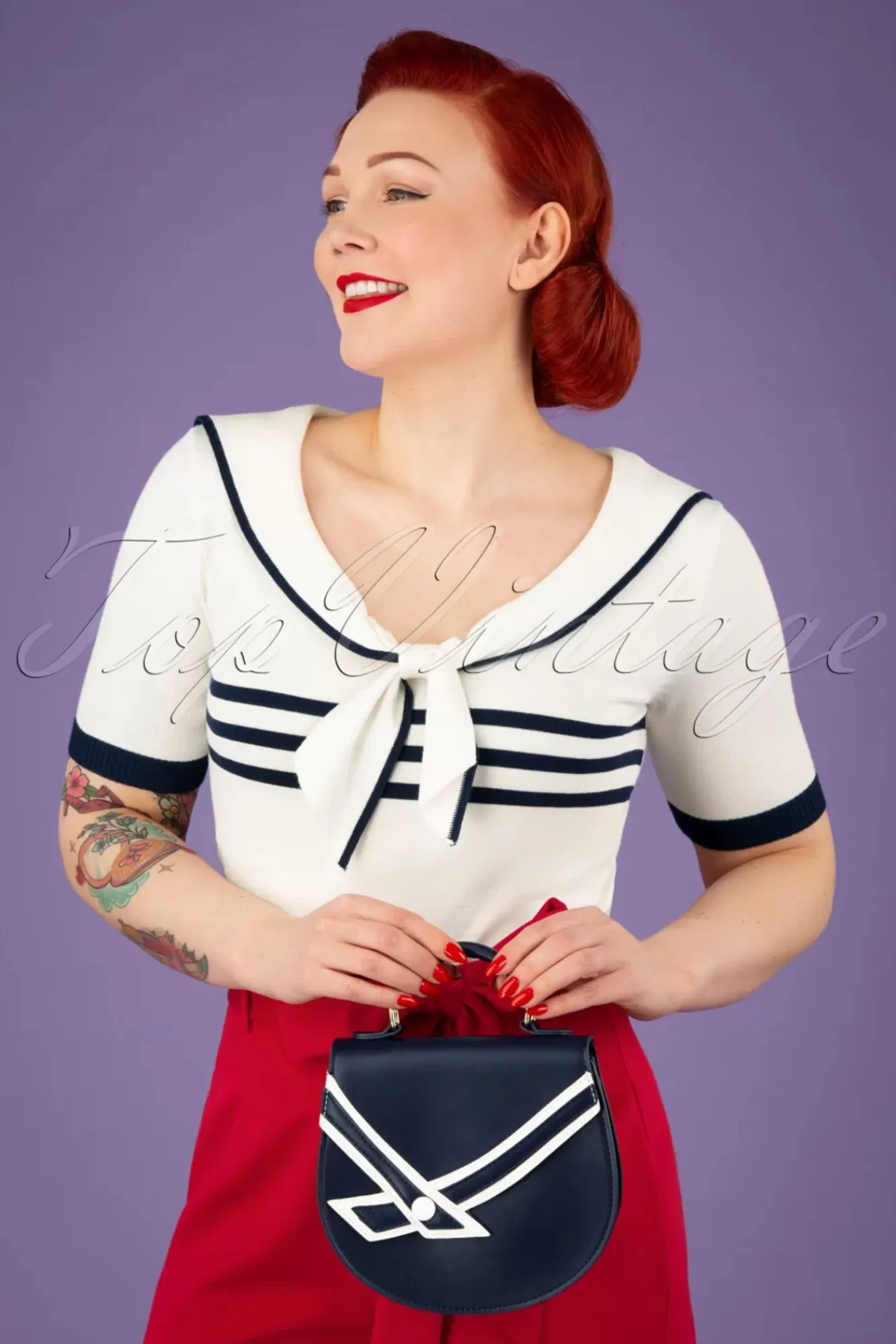Sale Nautical Kelly Lee Handtas In Marineblauw Vrouwen Tassen