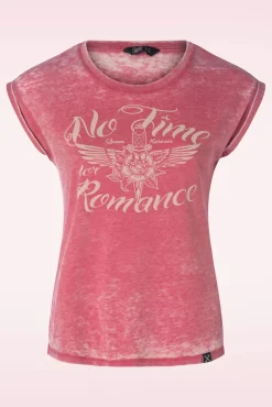 Best No Time T-Shirt In Rode Wassing Vrouwen T-Shirts