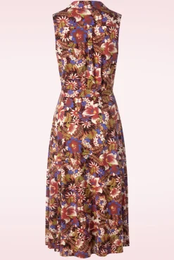 Online Nova Madeleine Jurk In Sienna Rood Vrouwen Midi Jurken