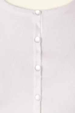 Discount Nyla Cropped Vest In Gebroken Wit Vrouwen Vestjes