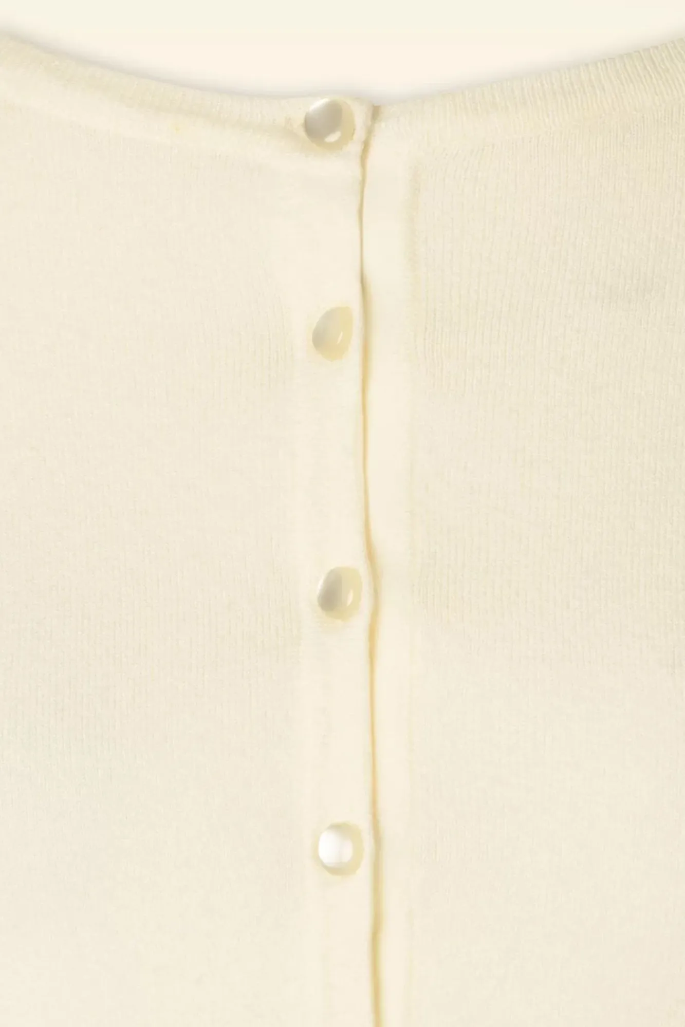 Outlet Nyla Cropped Vest In Ivoor Vrouwen Vestjes