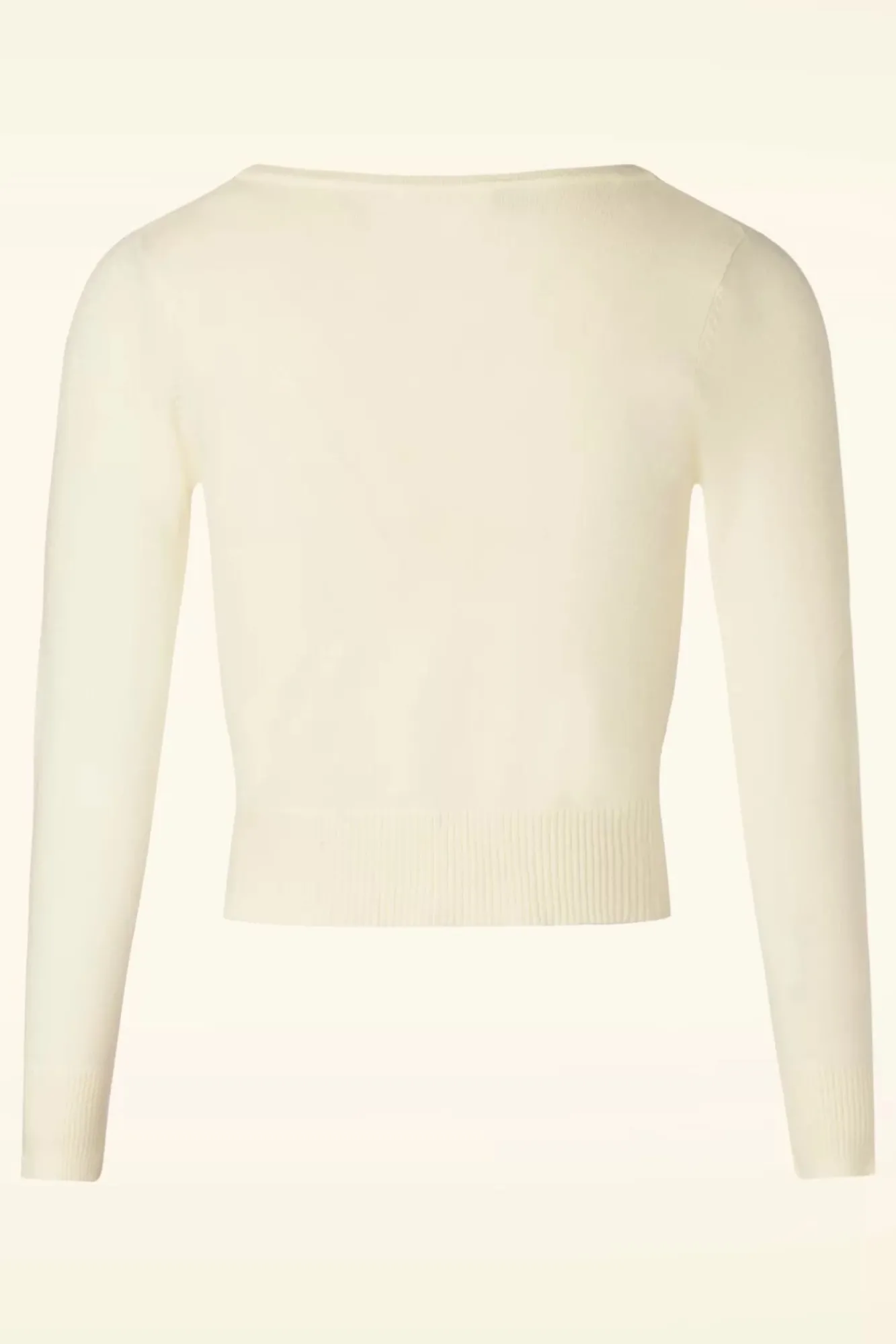 Outlet Nyla Cropped Vest In Ivoor Vrouwen Vestjes