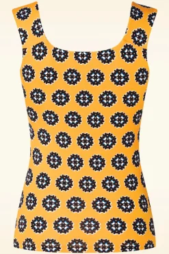 Hot Nylah Top In Geel Vrouwen Truitjes