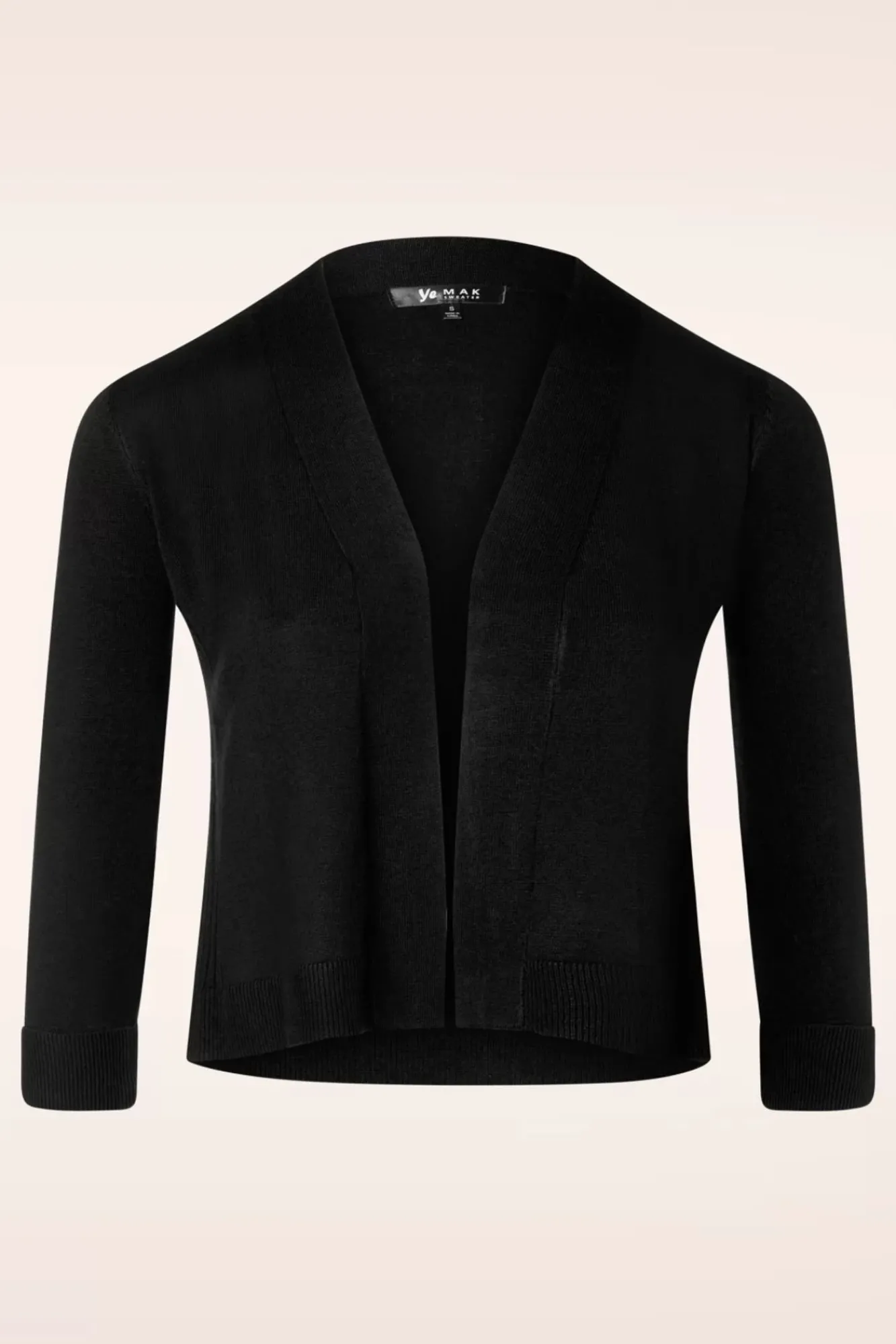 Best Oda Vest Met Open Voorkant In Zwart Vrouwen Bolero's & Capes