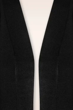 Best Oda Vest Met Open Voorkant In Zwart Vrouwen Bolero's & Capes