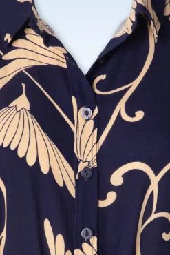 Hot Olive Pixy Jurk In Avondblauw Vrouwen Plus Size Jurken