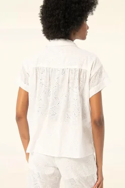 Discount Olly Oversized Blouse In Wit Vrouwen Blouses