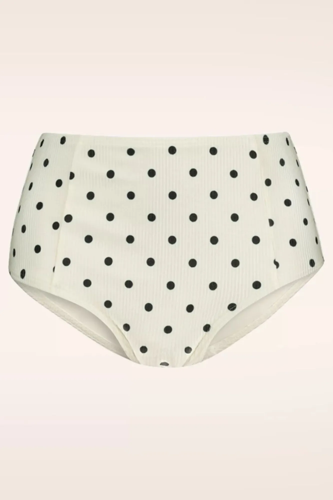 Best On Point High Waist Bikini Broekje In Gebroken Wit Vrouwen Bikini's