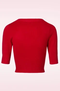 Overload Vest In Lippenstiftrood Vrouwen Vestjes