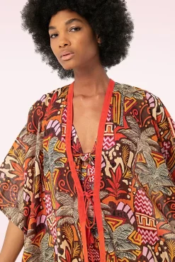 Best Palma Kimono In Multi Vrouwen Pareo's & Zonnehoeden