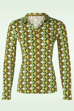 Clearance Paloma Blouse In Groen Vrouwen Blouses